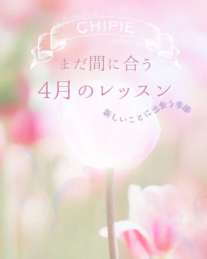 〜まだ間に合う♪シピ4月のレッスン part 1〜